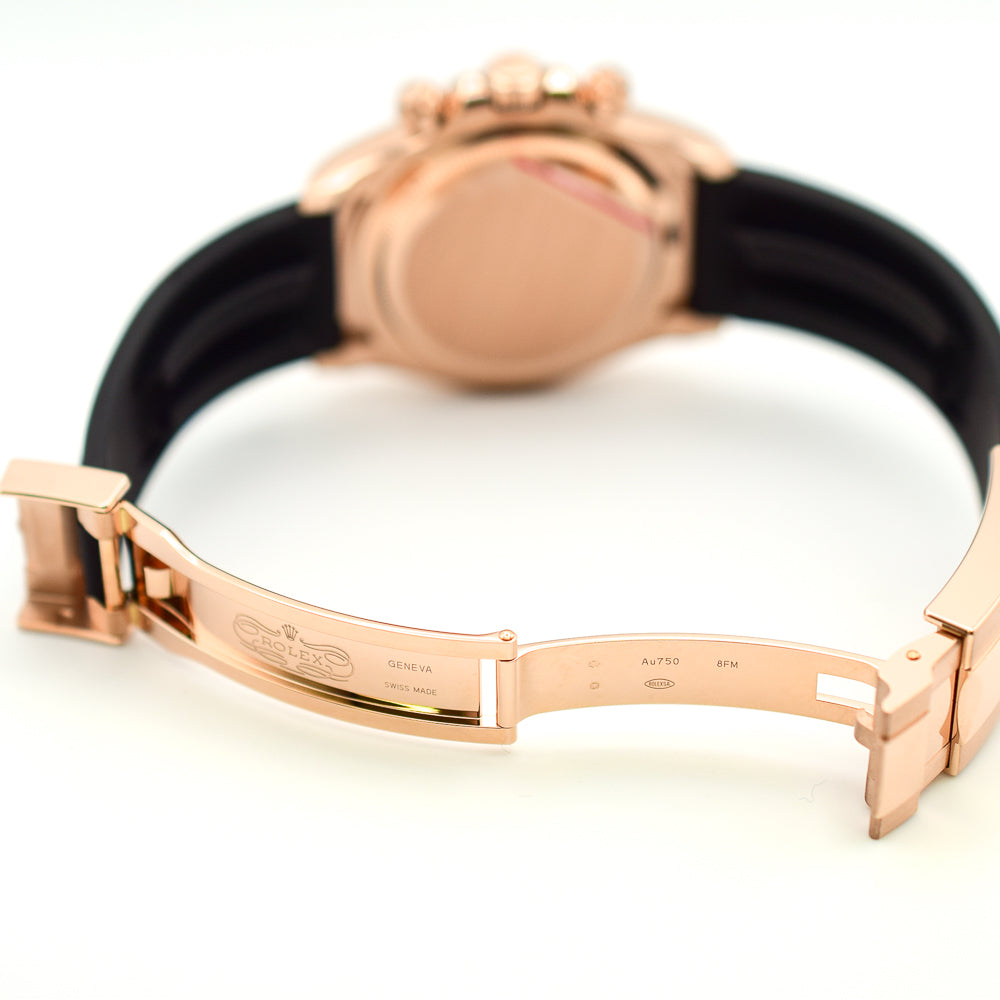 Daytona Rubber Strap Rose Gold 126515LN