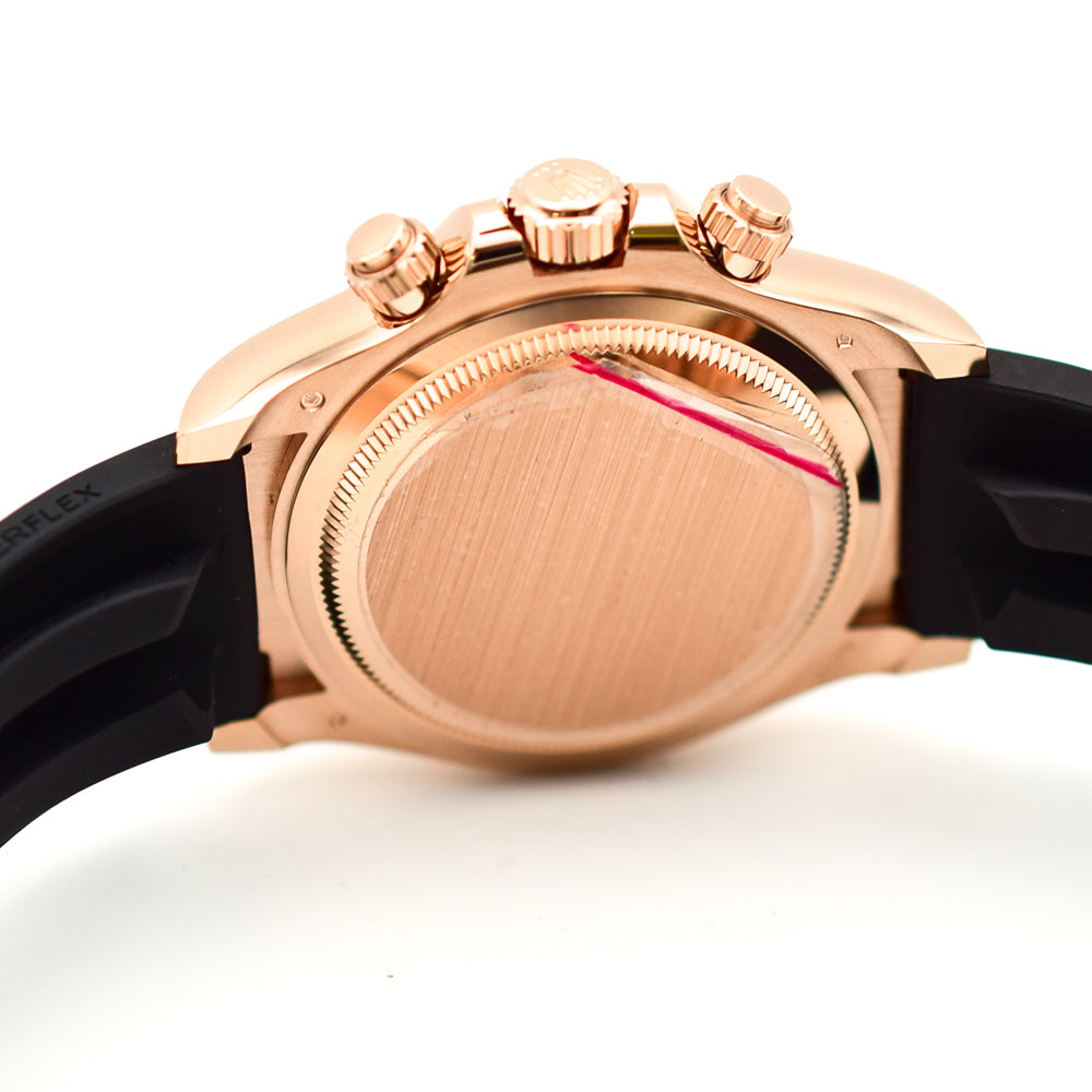 Daytona Rubber Strap Rose Gold 126515LN