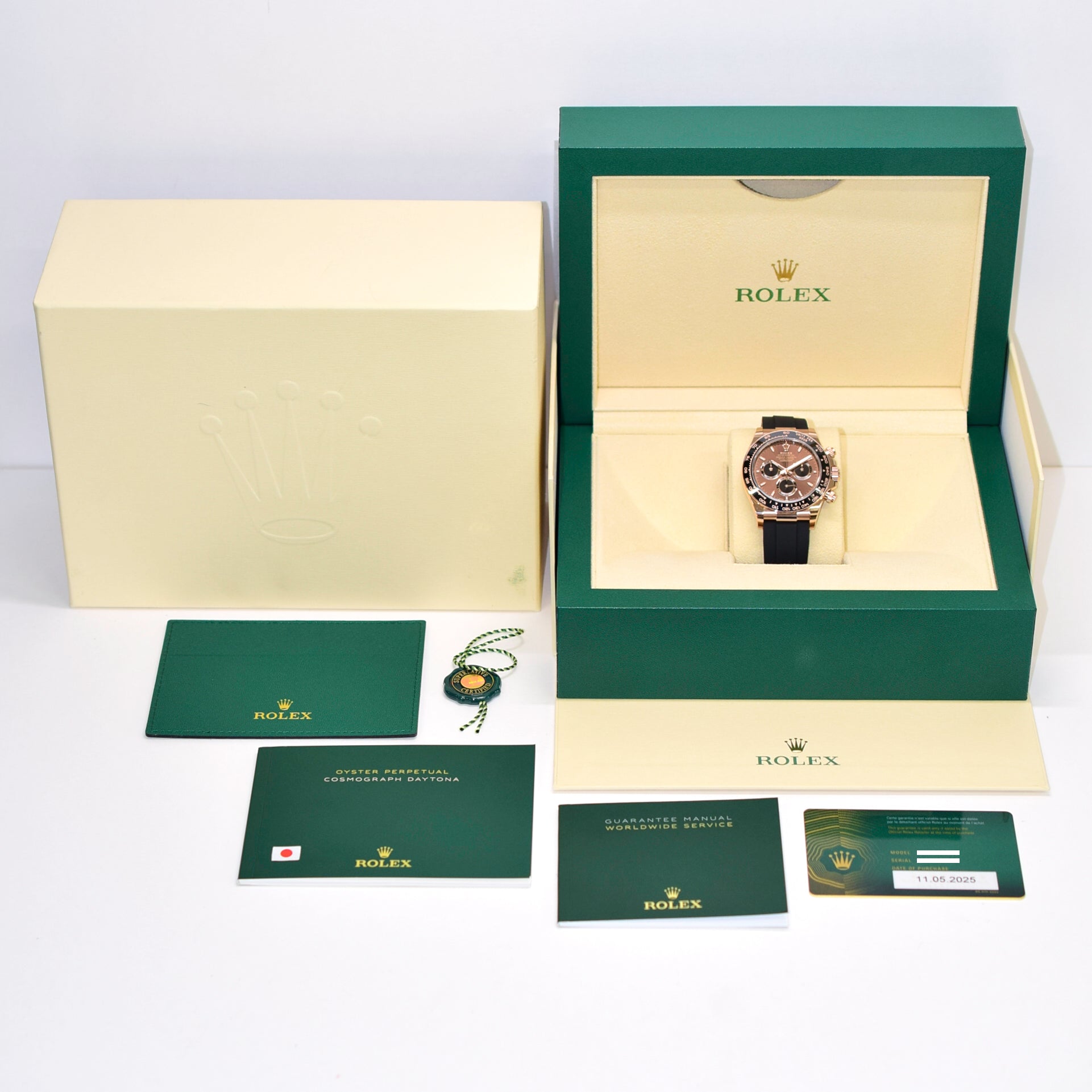 Daytona Rubber Strap Rose Gold 126515LN