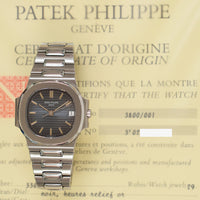 Nautilus 37.5mm Stainless Steel 3800/1A