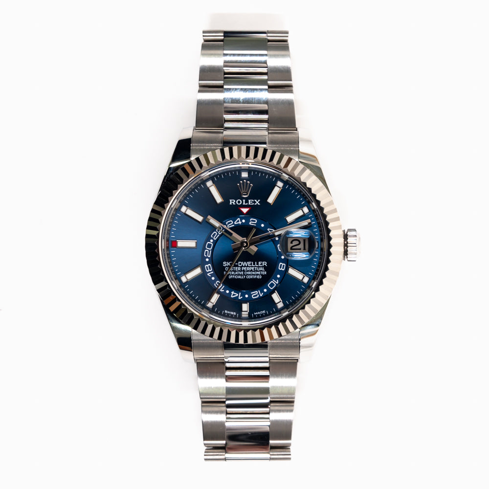 Sky-Dweller Steel and White Gold 326934