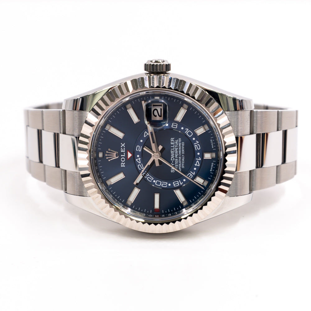 Sky-Dweller Steel and White Gold 326934
