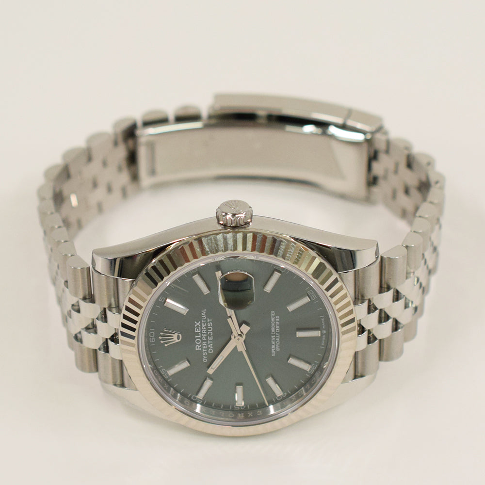 Datejust 41mm Steel and White Gold 126334