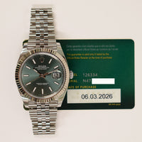 Datejust 41mm Steel and White Gold 126334