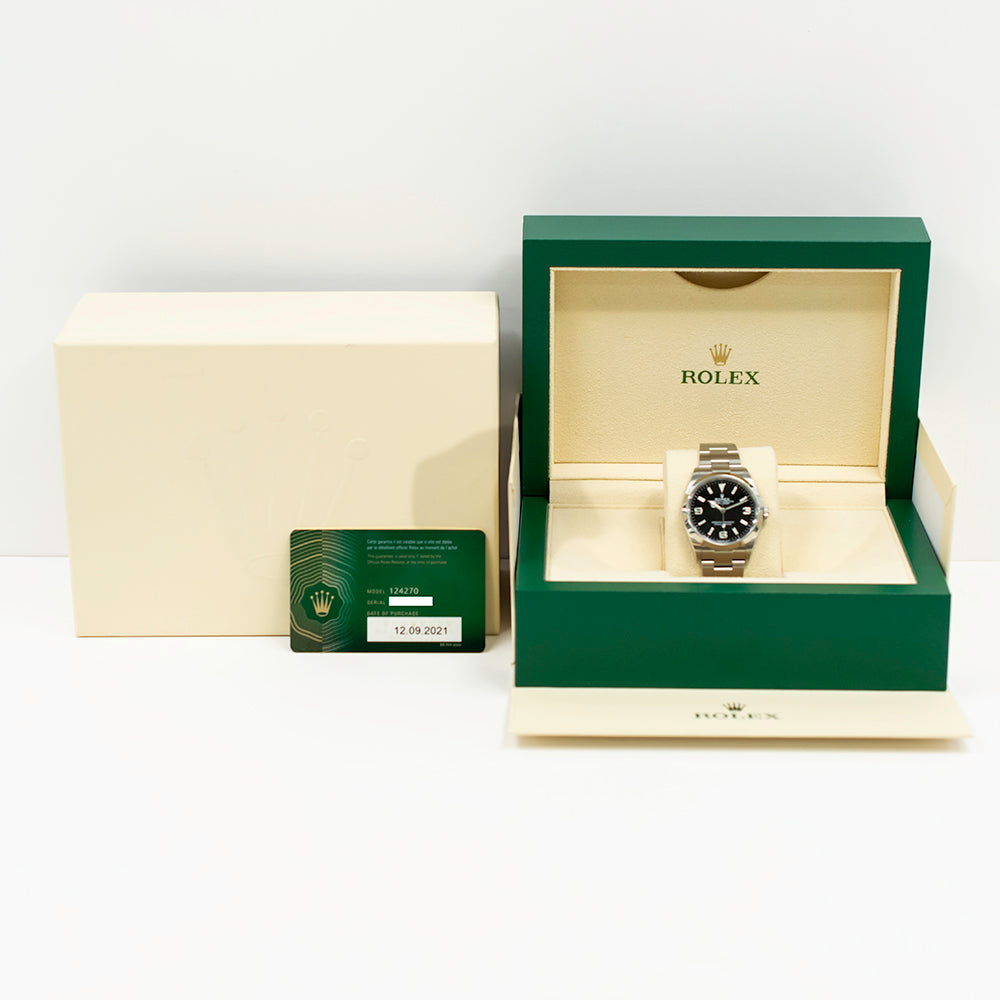 Explorer 36mm Steel 124270