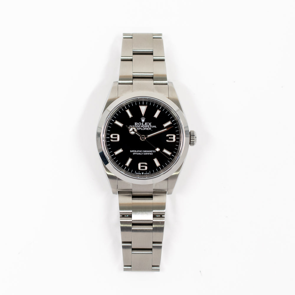 Explorer 36mm Steel 124270
