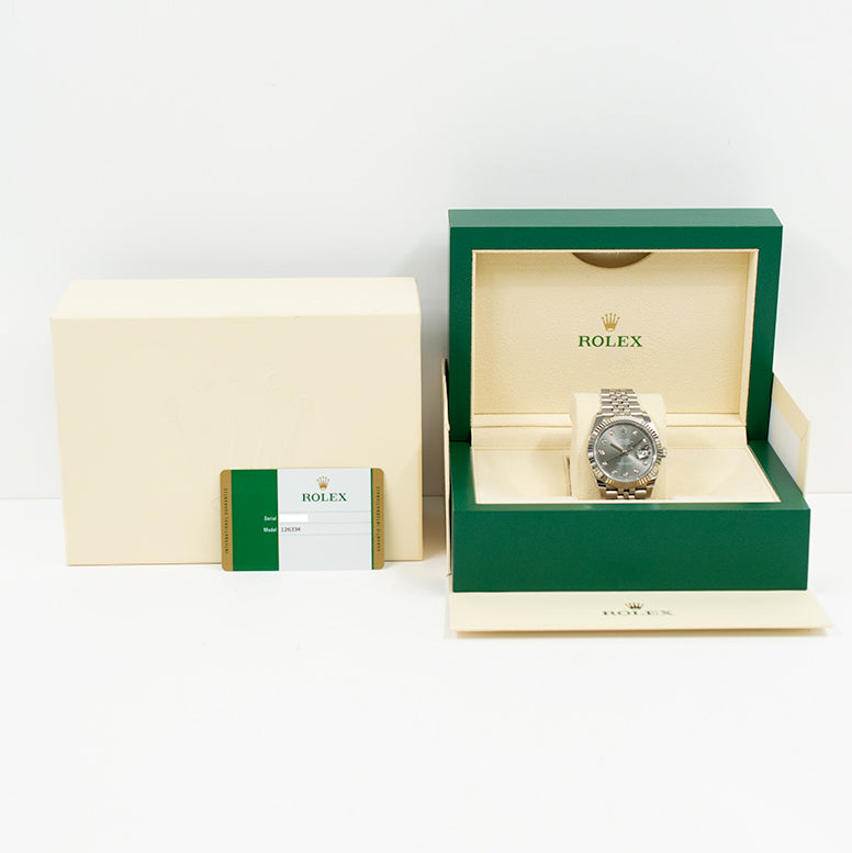 Datejust 41mm Steel and White Gold 126334