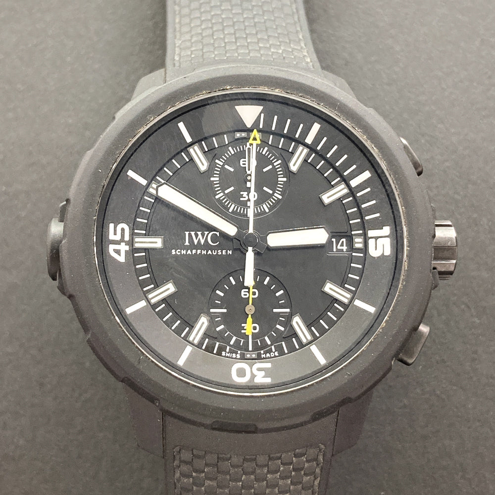 Aquatimer Chronograph 45mm  "Galapagos Islands" Edition Stainless Steel with Vulcanized Rubber Coating Case IW379502