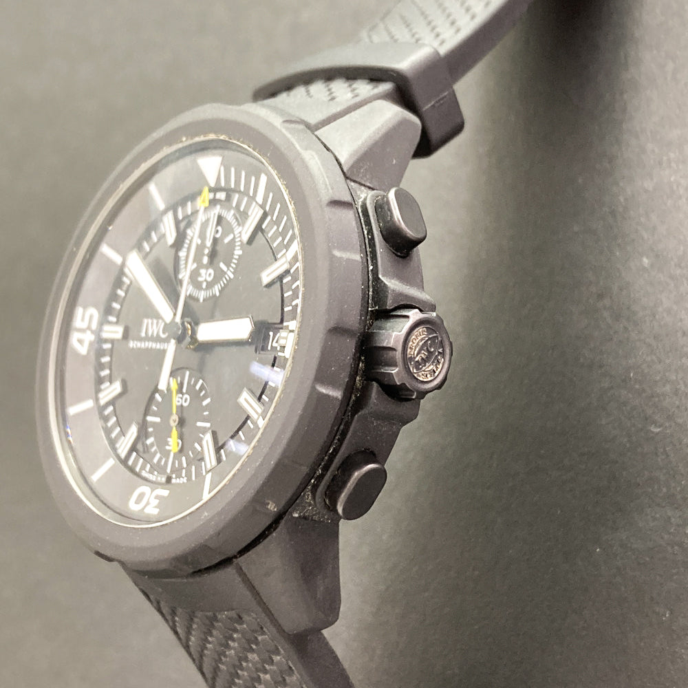 Aquatimer Chronograph 45mm  "Galapagos Islands" Edition Stainless Steel with Vulcanized Rubber Coating Case IW379502