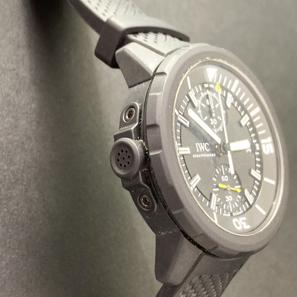 Aquatimer Chronograph 45mm  "Galapagos Islands" Edition Stainless Steel with Vulcanized Rubber Coating Case IW379502
