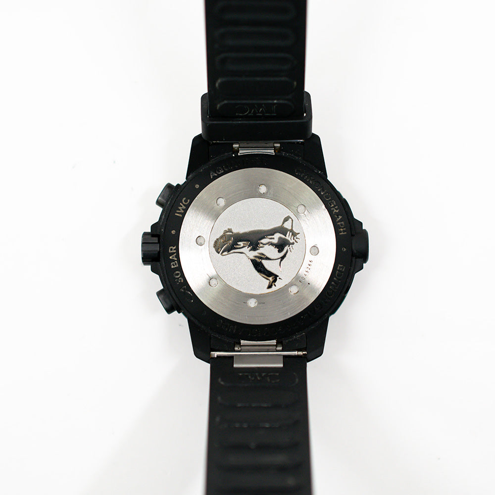 Aquatimer Chronograph 45mm  "Galapagos Islands" Edition Stainless Steel with Vulcanized Rubber Coating Case IW379502