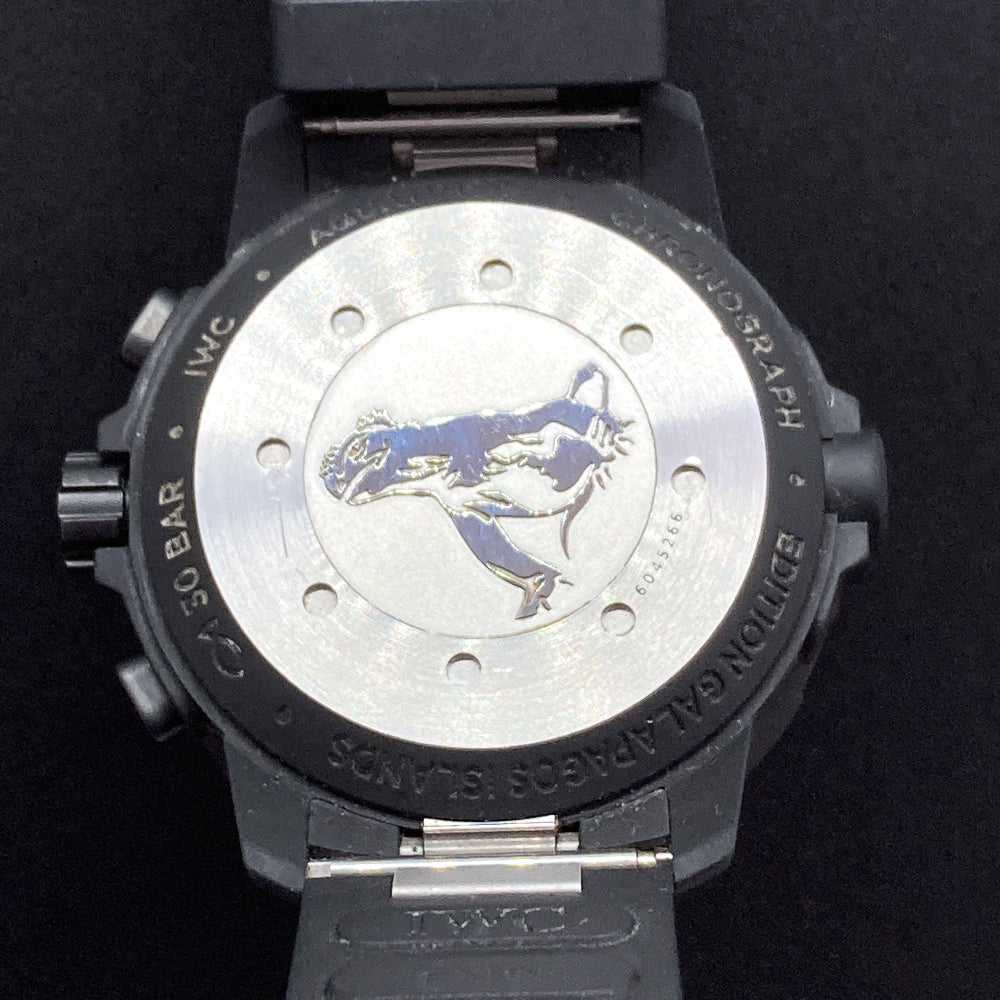 Aquatimer Chronograph 45mm  "Galapagos Islands" Edition Stainless Steel with Vulcanized Rubber Coating Case IW379502