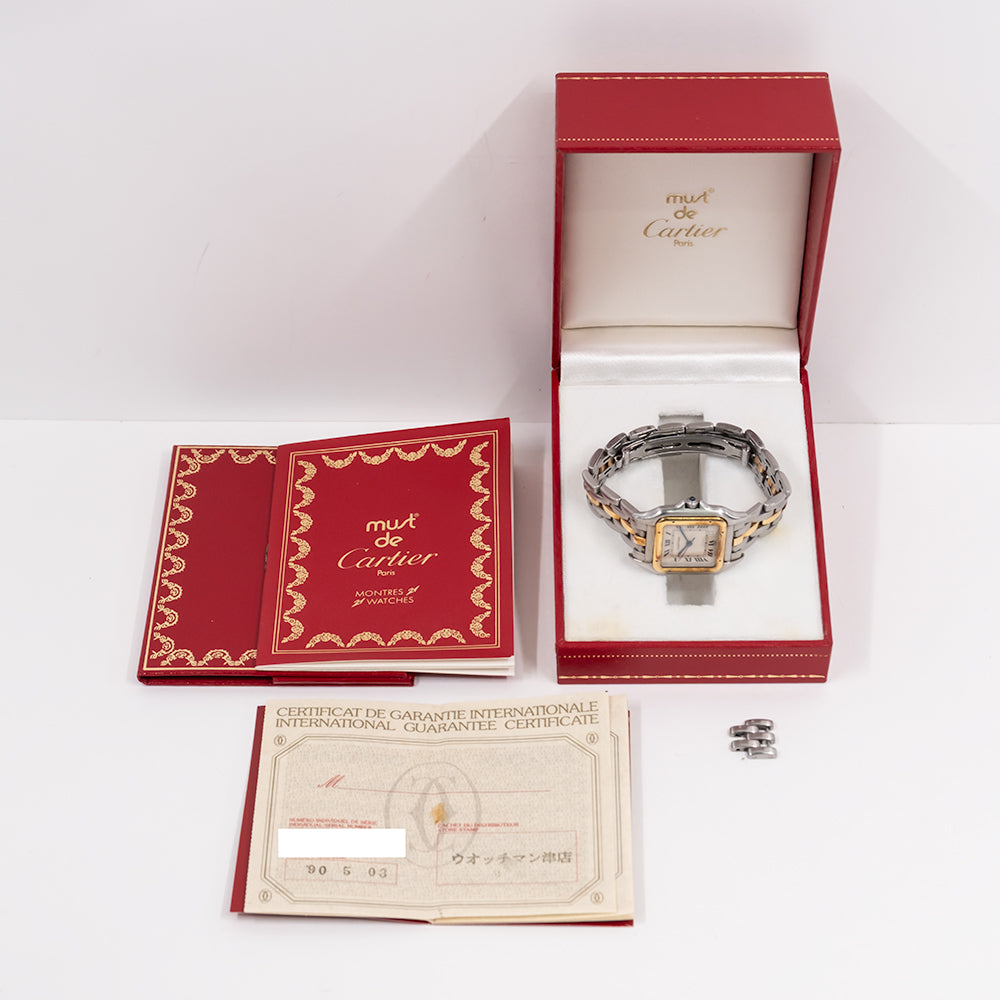 Panthère de Cartier Date 26mm Quartz Steel and Yellow Gold  183949