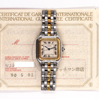 Panthère de Cartier Date 26mm Quartz Steel and Yellow Gold  183949