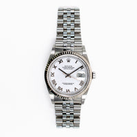Datejust 36mm Steel and White Gold 16234