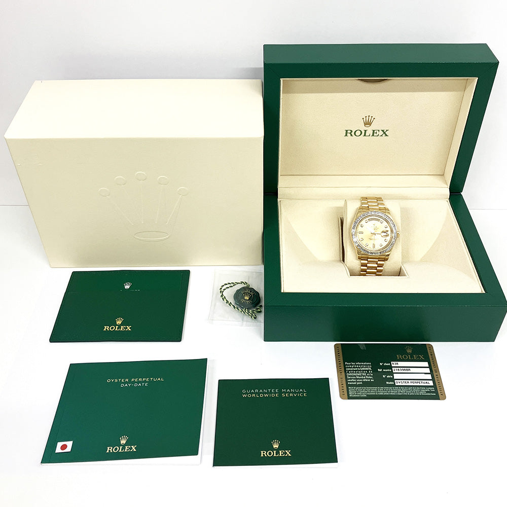 Day-Date II 41mm Diamond Bezel Yellow Gold 218398BR