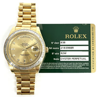 Day-Date II 41mm Diamond Bezel Yellow Gold 218398BR