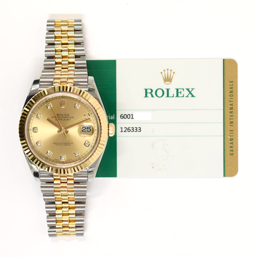 Datejust 41mm Steel and Yellow Gold 126333G