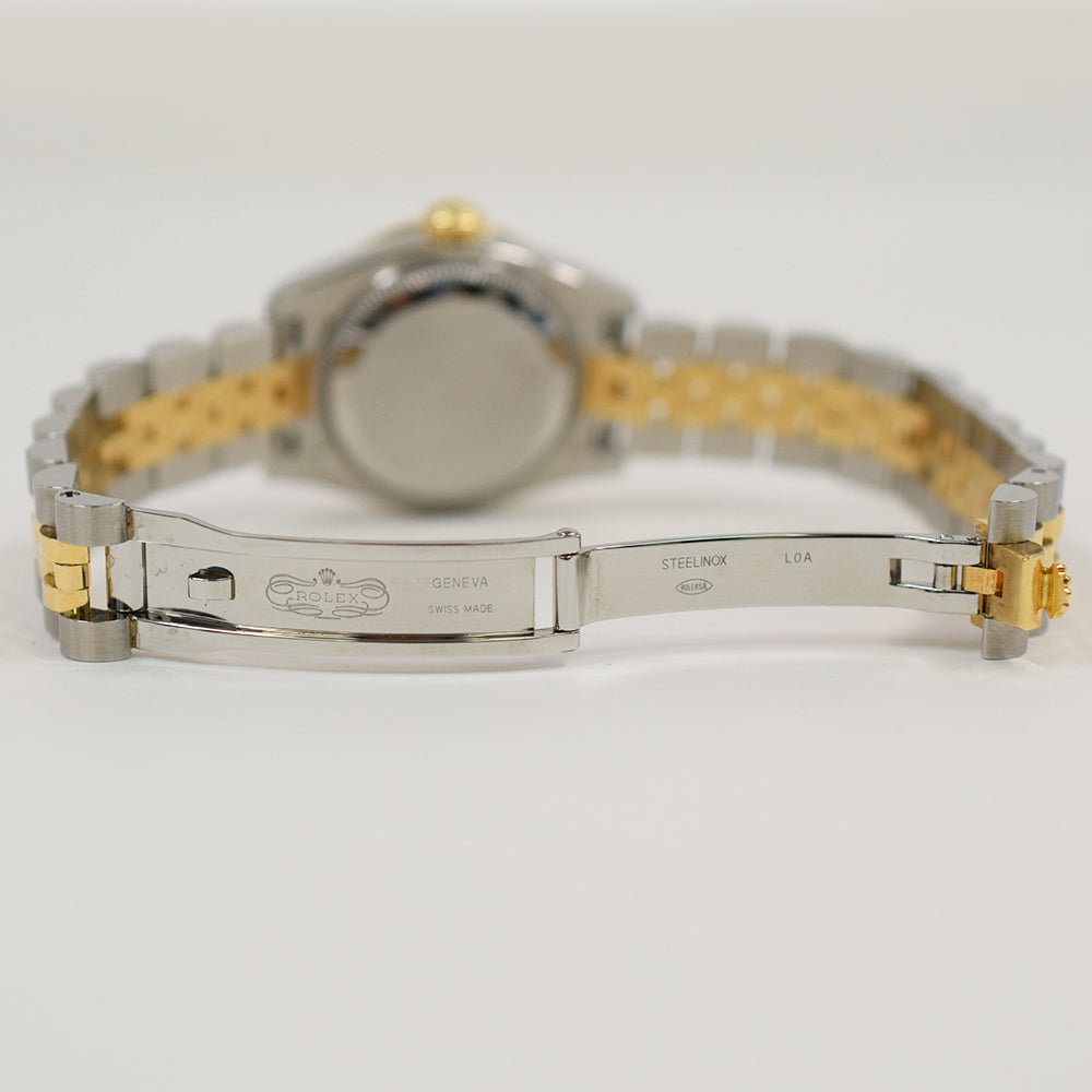 Lady-Datejust 26mm Steel and Yellow Gold Diamond-set Bezel 179313G