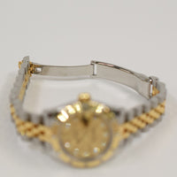 Lady-Datejust 26mm Steel and Yellow Gold Diamond-set Bezel 179313G
