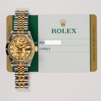 Lady-Datejust 26mm Steel and Yellow Gold Diamond-set Bezel 179313G