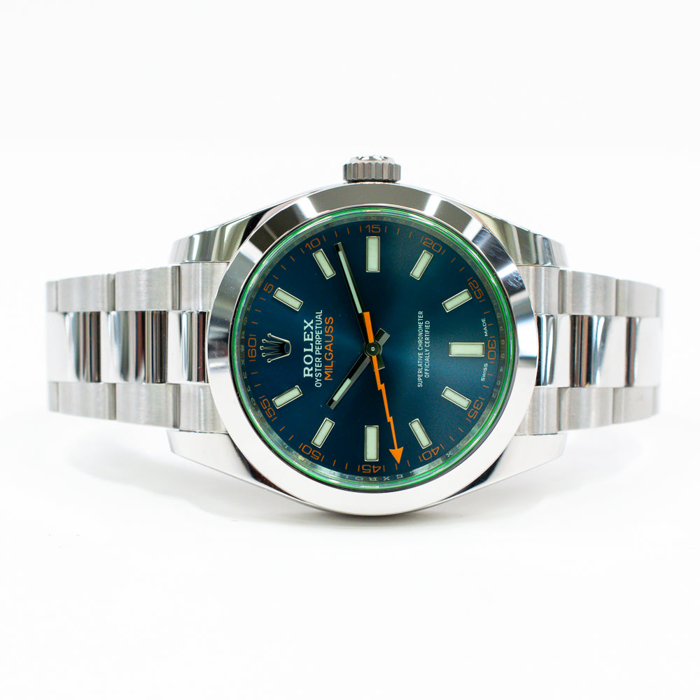Milgauss Green Crystal 116400GV