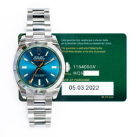 Milgauss Green Crystal 116400GV