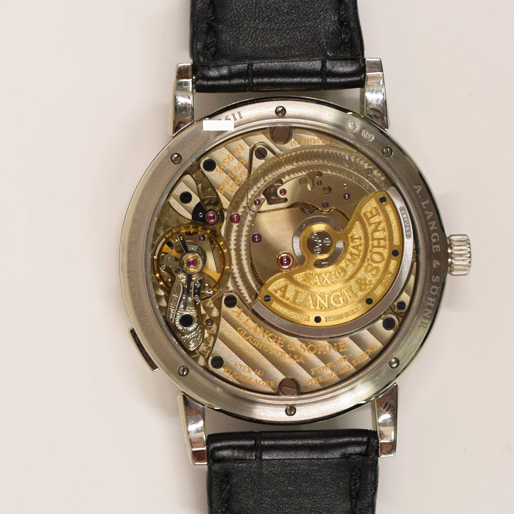 Langematik Big Date 37mm White Gold Self-Winding 308.027 – Golden