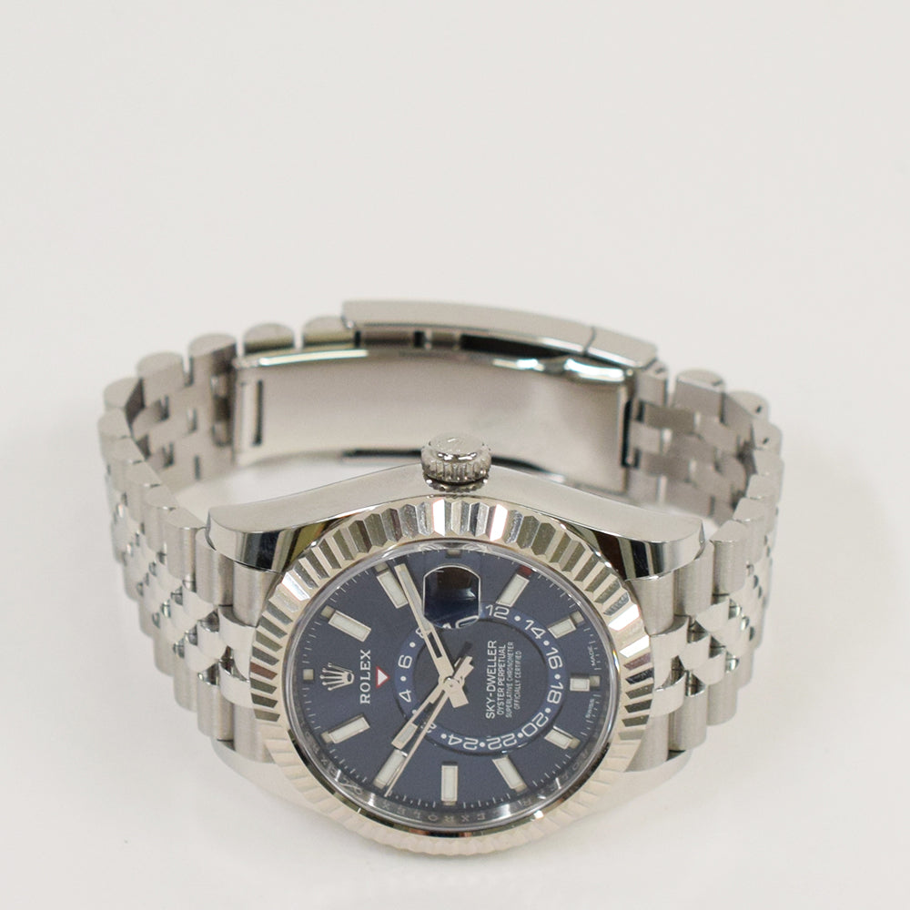 Sky-Dweller Steel and White Gold 326934