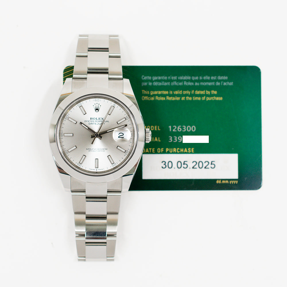 Datejust 41mm Steel 126300