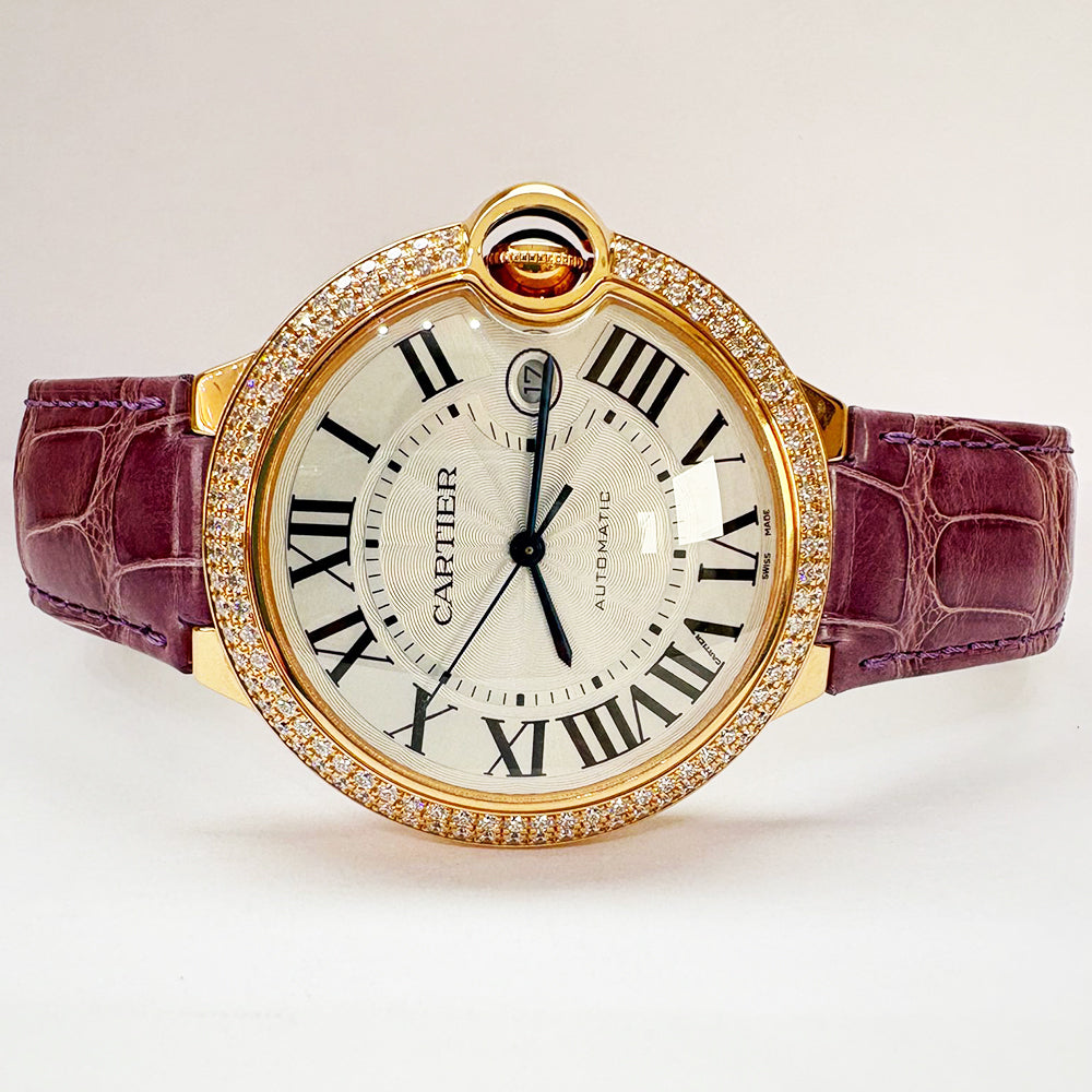 Ballon Bleu 42mm Diamond Bezel Rose Gold WJBB0031