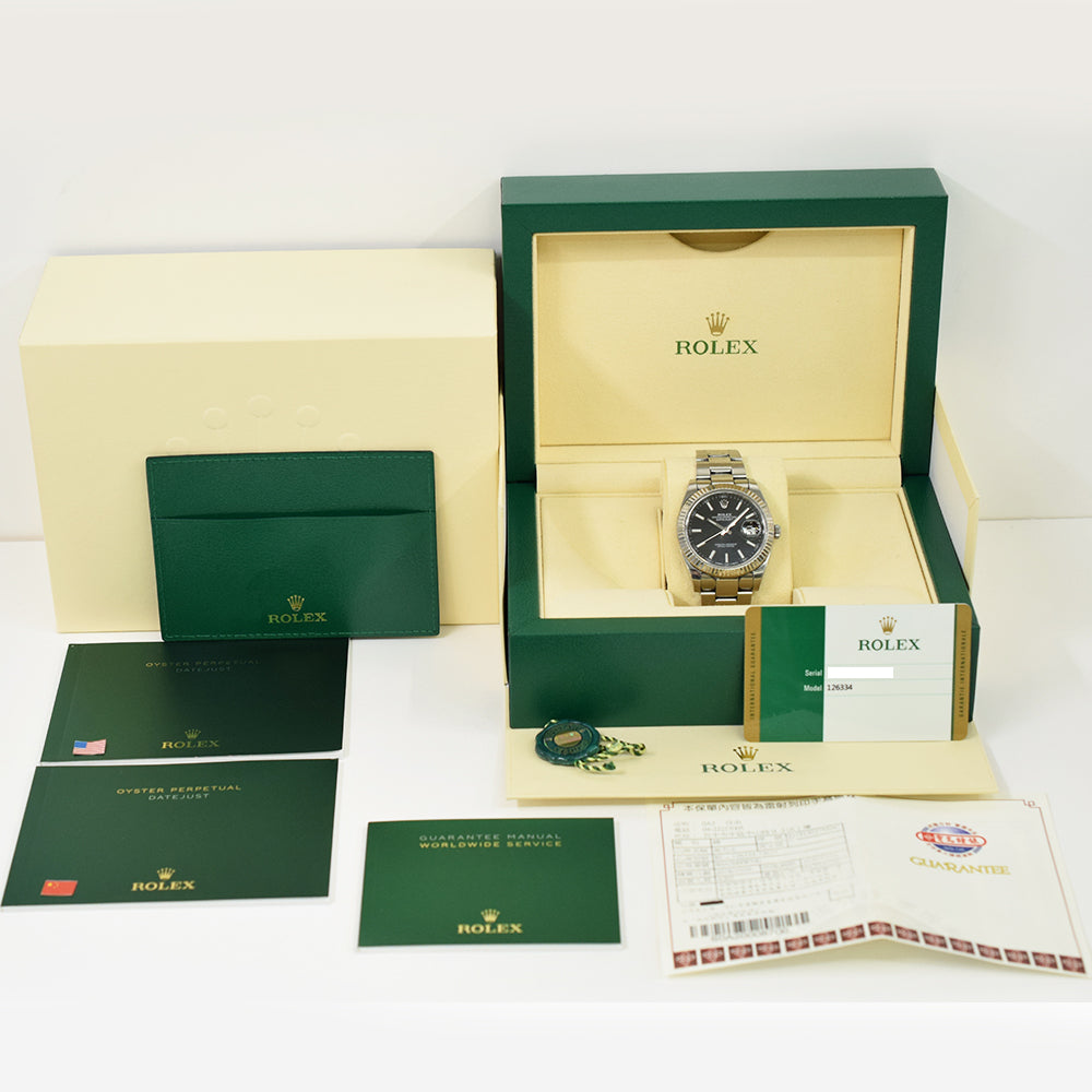 Datejust 41mm Steel and White Gold 126334