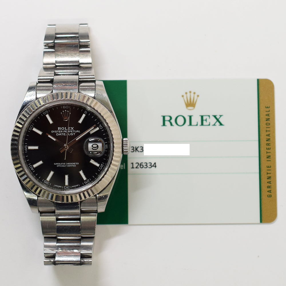 Datejust 41mm Steel and White Gold 126334
