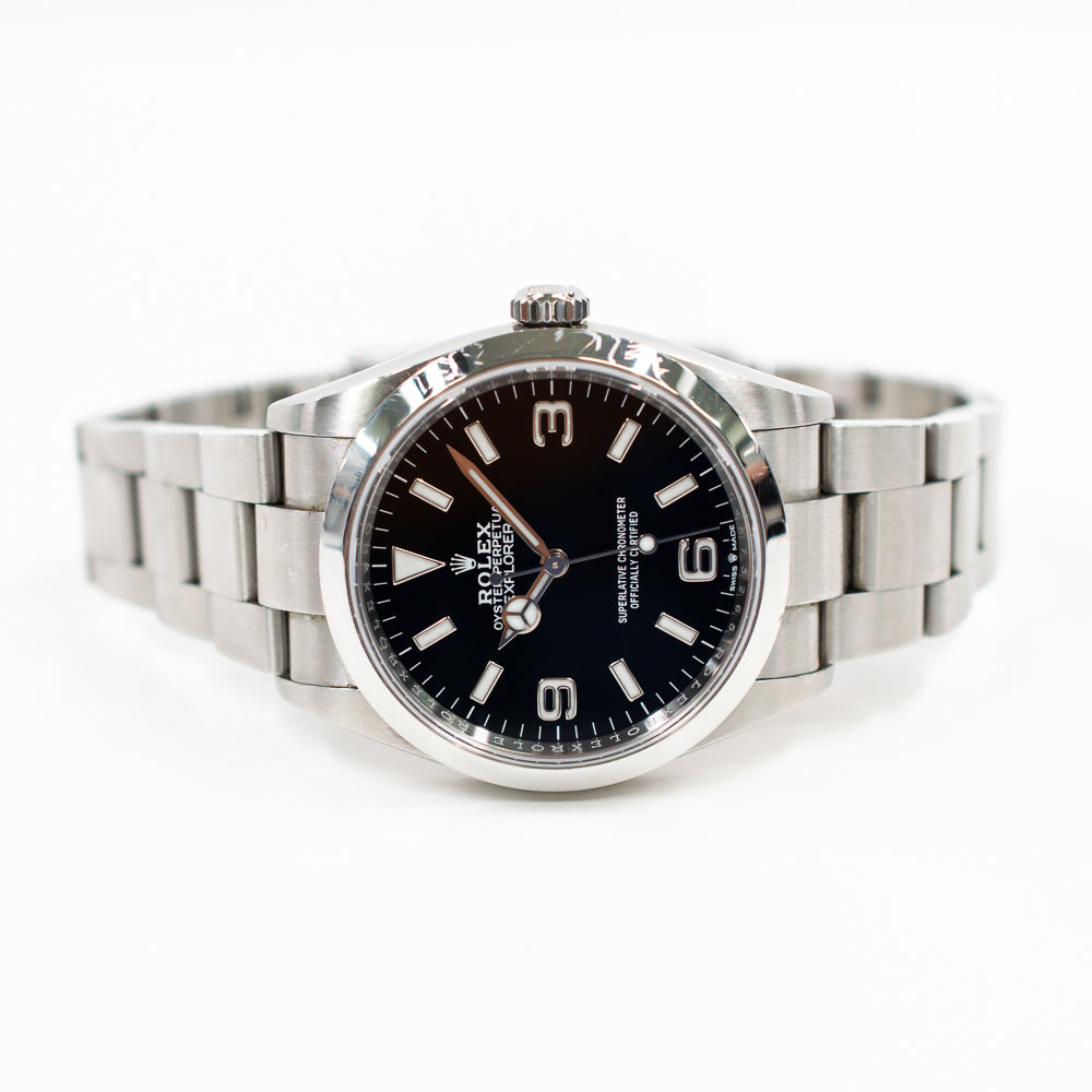 Explorer 36mm Steel 124270