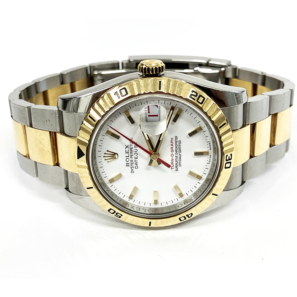 Datejust 36mm Turn-O-Graph Steel and Yellow Gold 116263