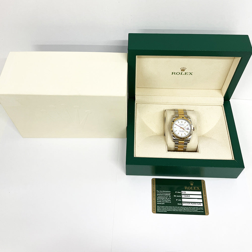 Datejust 36mm Turn-O-Graph Steel and Yellow Gold 116263