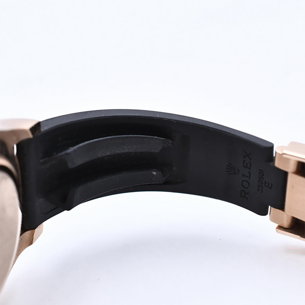 Daytona Rose Gold with Rubber Strap 116515LN