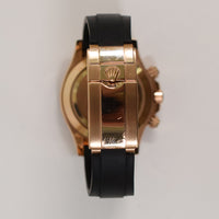 Daytona Rose Gold with Rubber Strap 116515LN