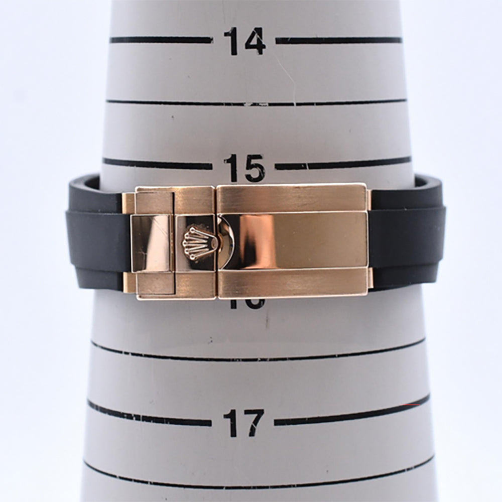 Daytona Rose Gold with Rubber Strap 116515LN