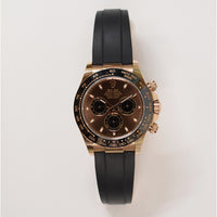 Daytona Rose Gold with Rubber Strap 116515LN