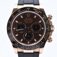 Daytona Rose Gold with Rubber Strap 116515LN
