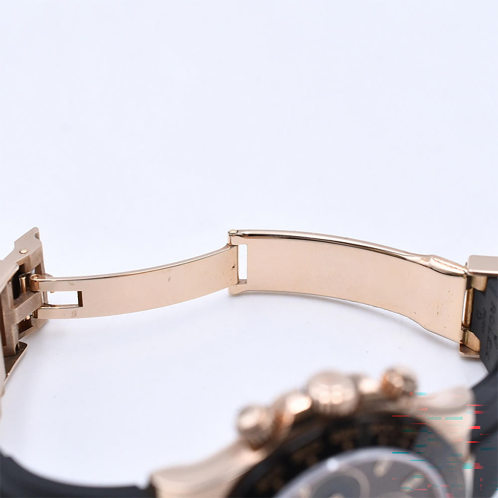 Daytona Rose Gold with Rubber Strap 116515LN