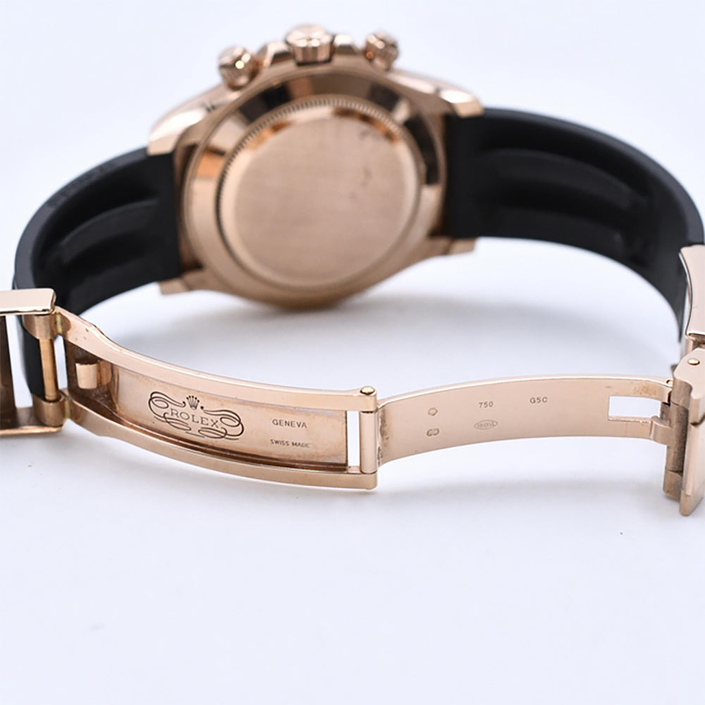 Daytona Rose Gold with Rubber Strap 116515LN
