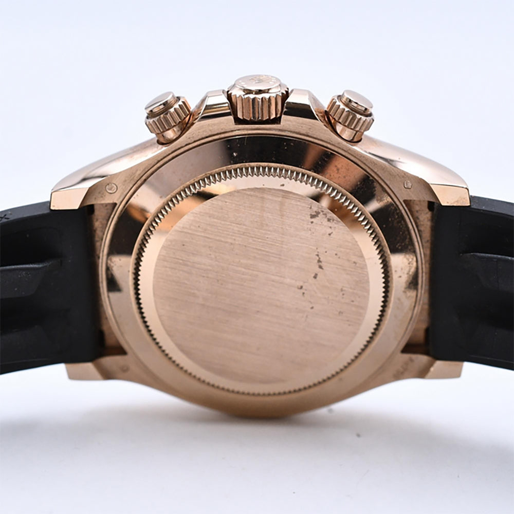 Daytona Rose Gold with Rubber Strap 116515LN