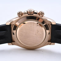 Daytona Rose Gold with Rubber Strap 116515LN