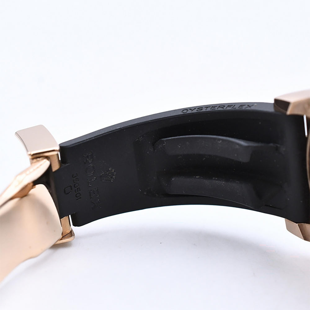 Daytona Rose Gold with Rubber Strap 116515LN