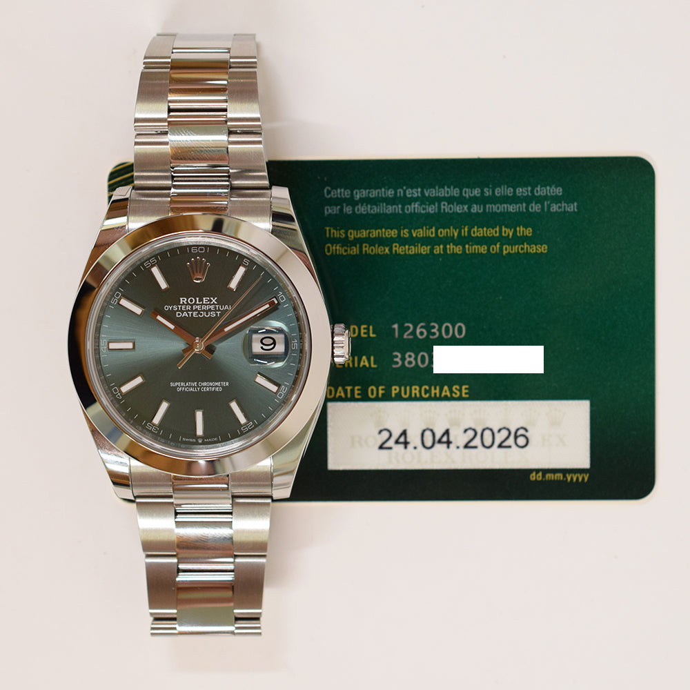 Datejust 41mm Steel 126300