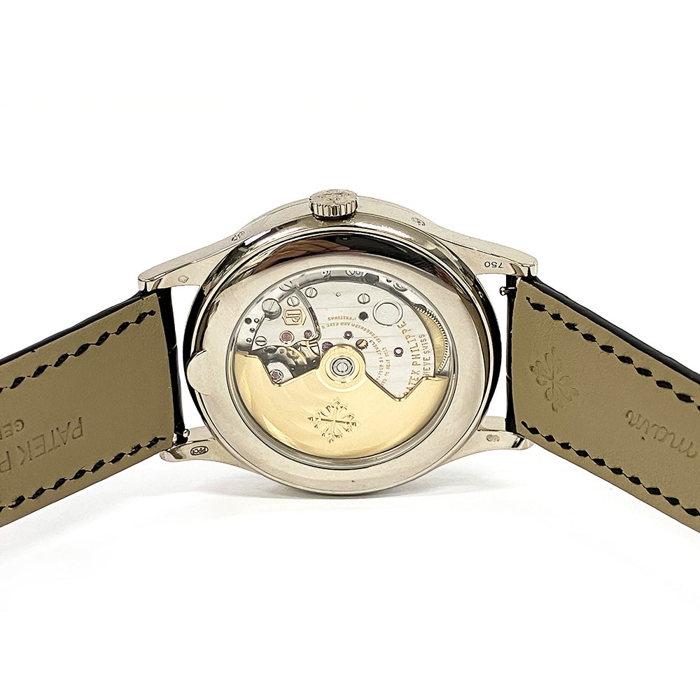 Annual Calendar 38.5mm Moon Phases White Gold 5396G-011