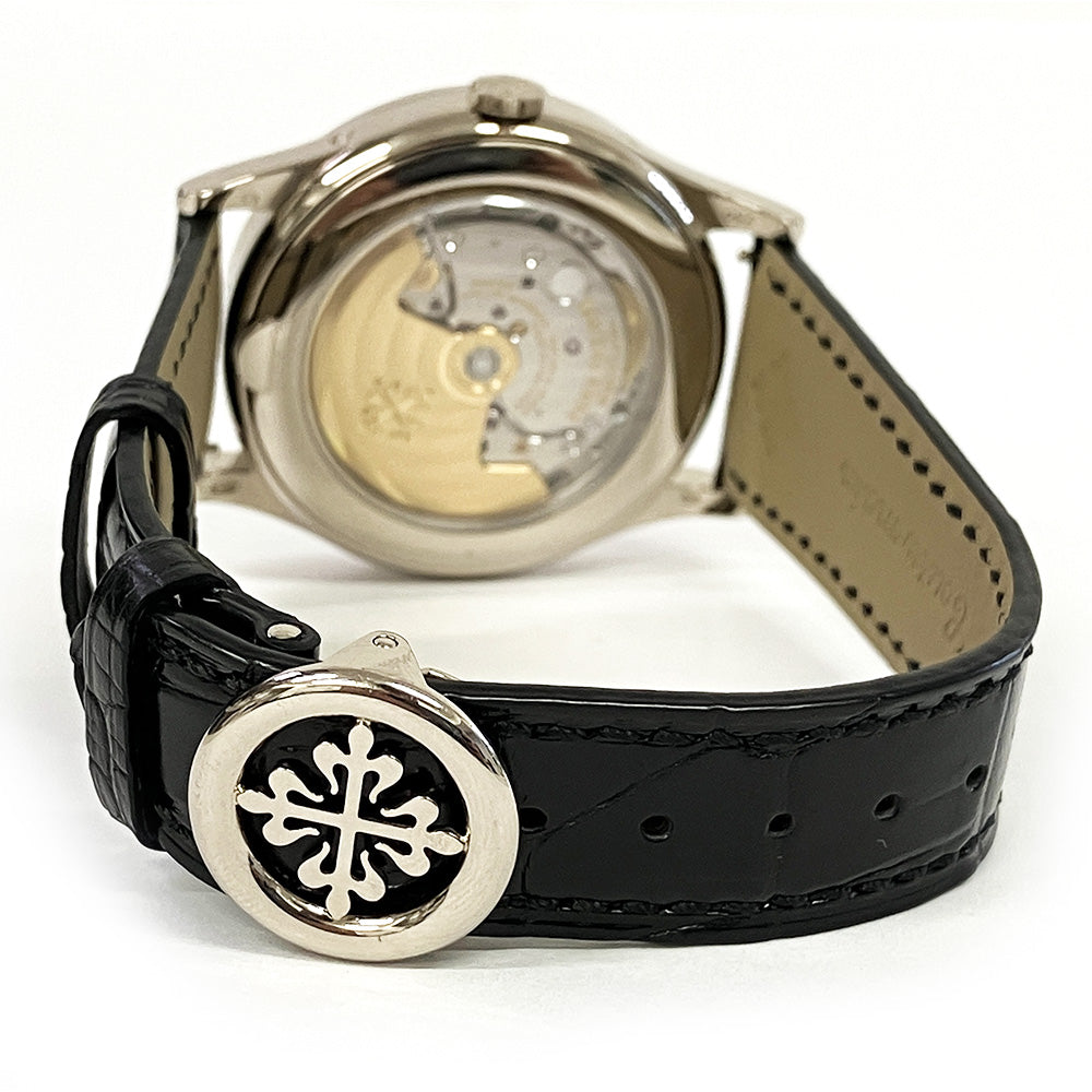 Annual Calendar 38.5mm Moon Phases White Gold 5396G-011