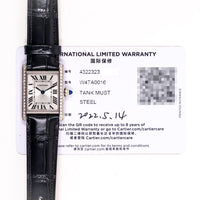 Tank Must de Cartier 22mm x 29mm Steel W4TA0016
